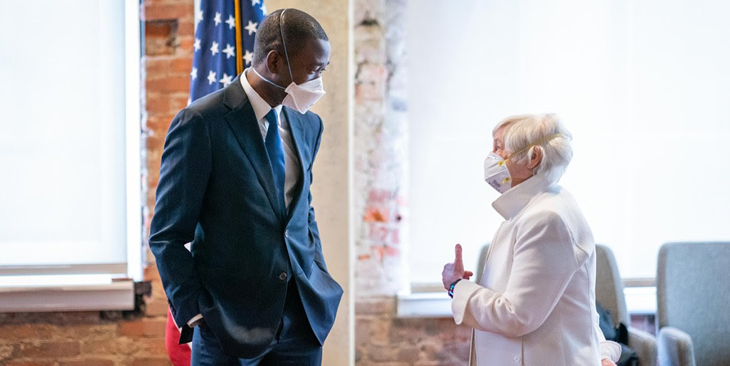 Janet L. Yellen and Wally Adeyemo