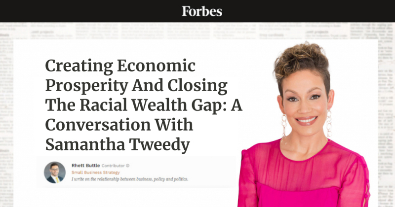 Creating Economic Prosperity And Closing The Racial Wealth Gap A