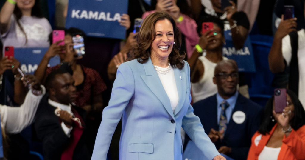 Kamala Harris, Vice President, USA campaigning in Atlanta